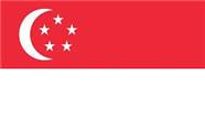 Singapores flag. Vi hjælper dig med din forretningskommunikation i Singapore