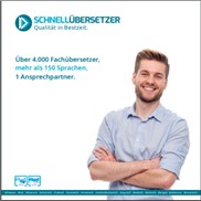 Brochure van onze Duits sprekende collega’s over ons Vertaalbureau Duits